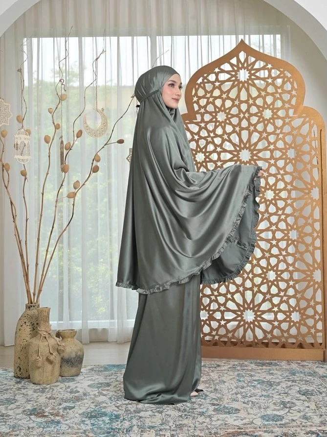 Mukena Armaniya Silk 2 in 1 - Gambar 2